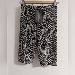 PrettyLittleThing Zebra Print Shorts